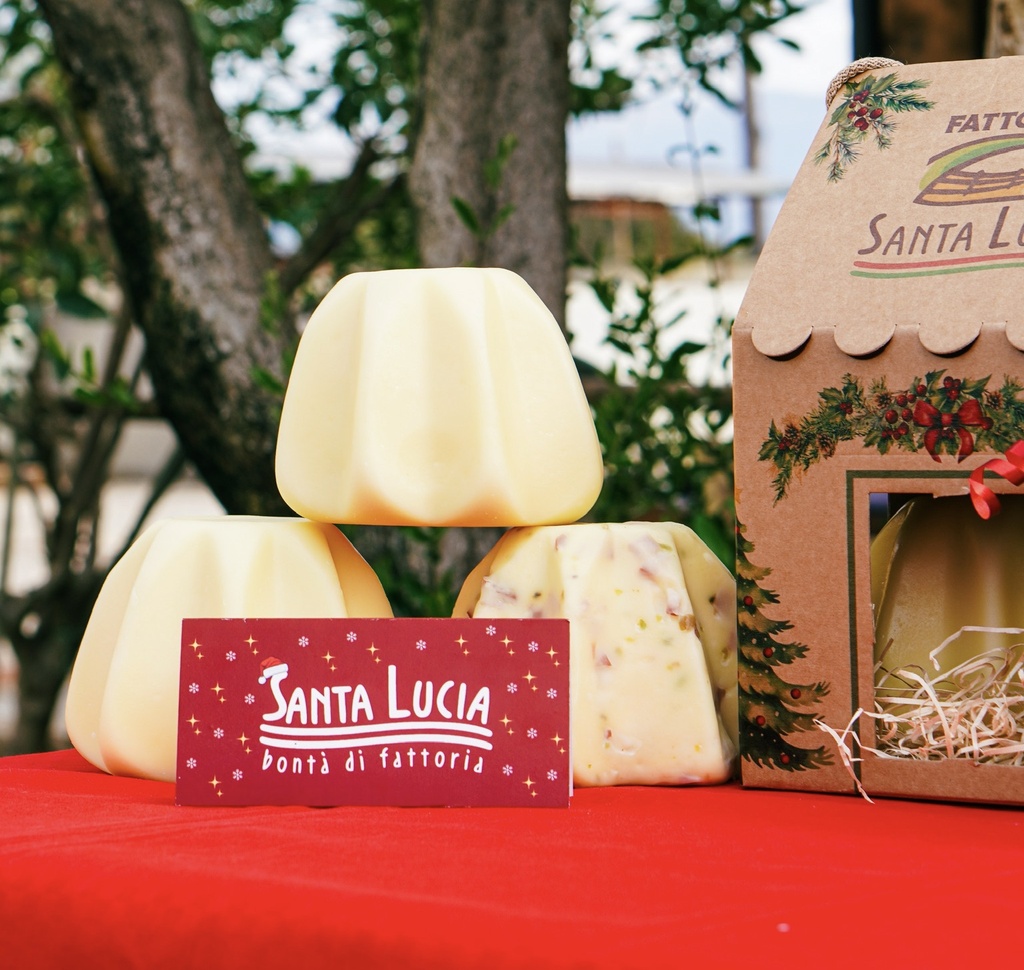 Caciopandoro mortadella e pistacchi