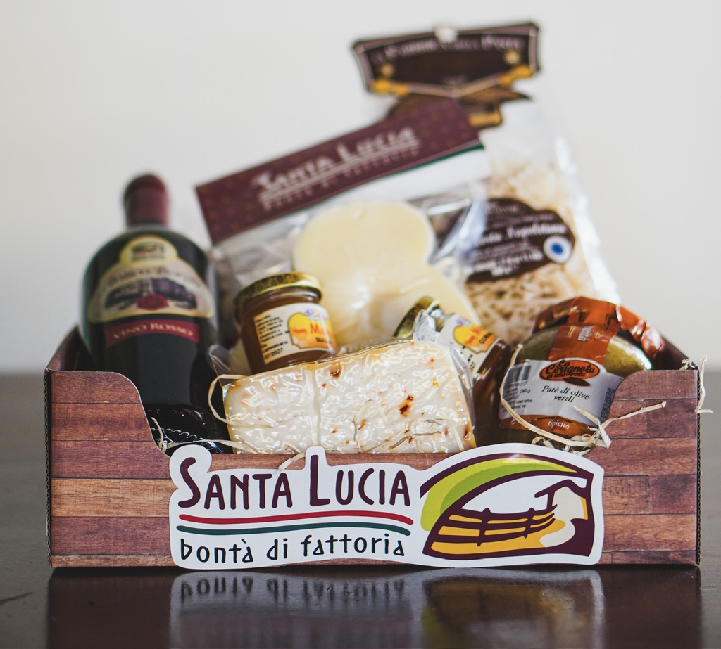 Cesto natalizio piccolo